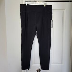 Girlfriend Collective Black Leggings w/ Pockets Thicker Material